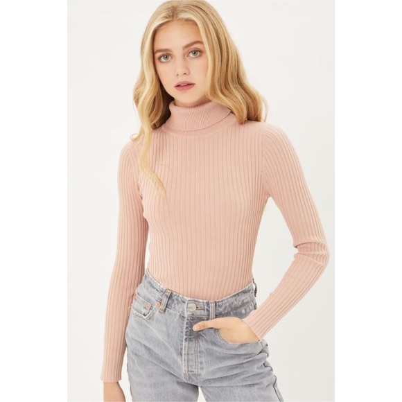 Ivory Turtle Neck Bodysuit - Picture 2 of 6